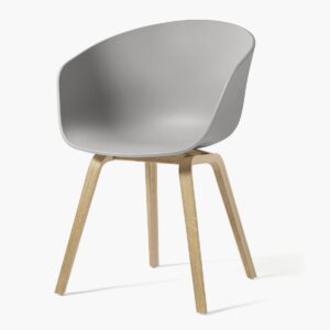 Gloria Wooden Leather Chair